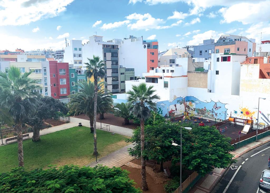 Nespecifikovaný výhled na destinaci Las Palmas de Gran Canaria nebo výhled na město při pohledu z apartmánu