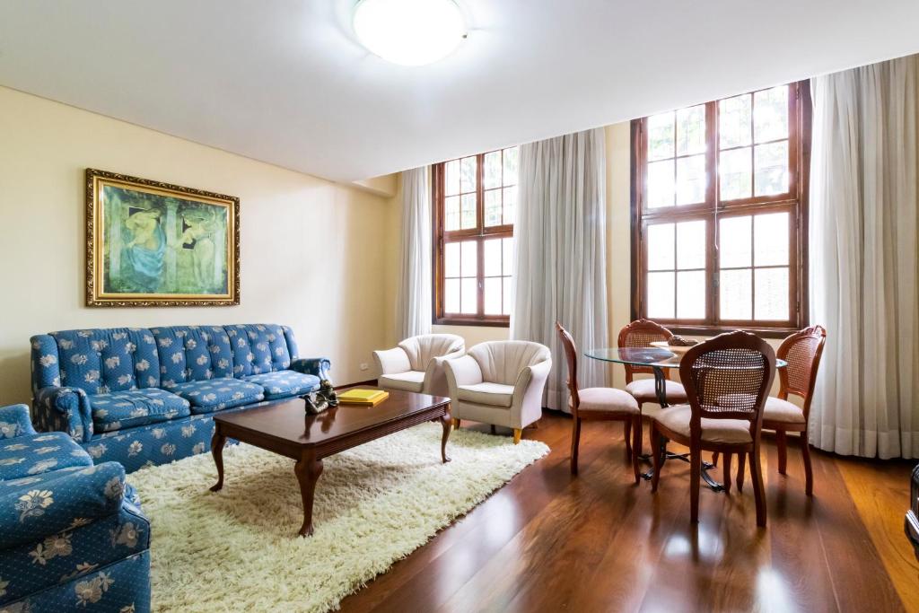 Posezení v ubytování Hospedaria Santo André