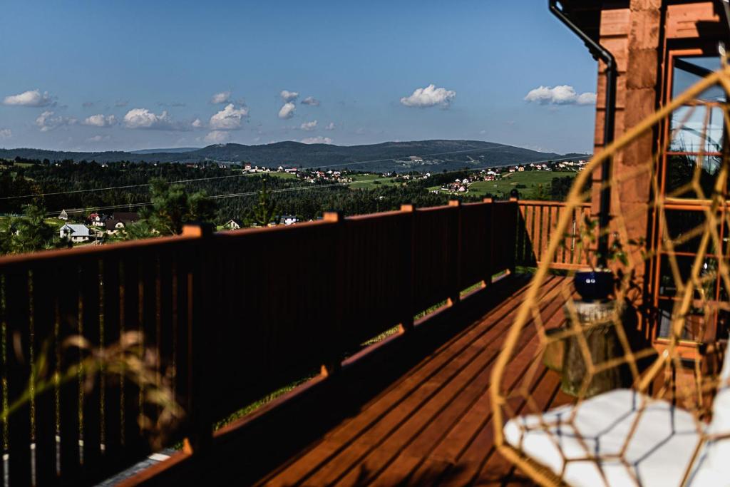 Výhľad na hory alebo výhľad na hory priamo z dovolenkového domu