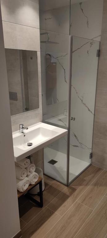 Kúpeľňa v ubytovaní Apartamentos A pousa do Asma