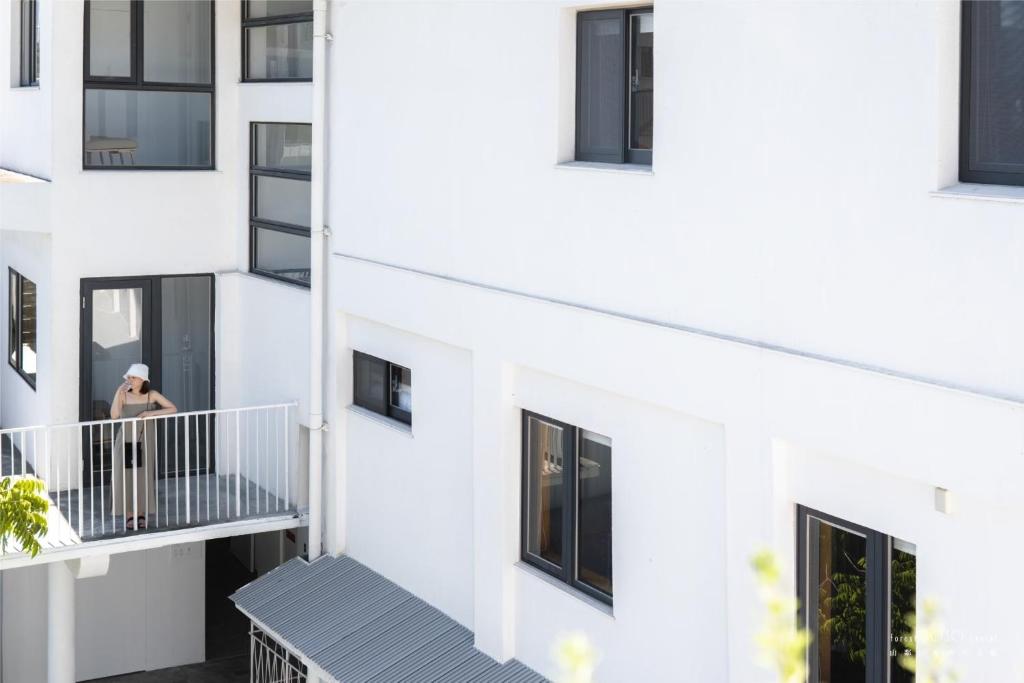 Balkón nebo terasa v ubytování 山鄰山林青年文旅 forest 3030 hostel