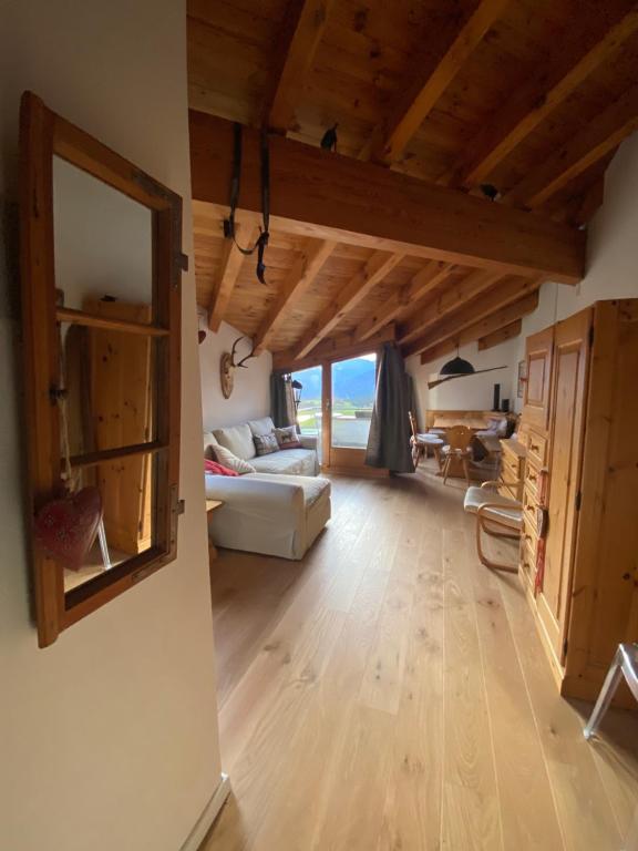 Posezení v ubytování Flims Chalet