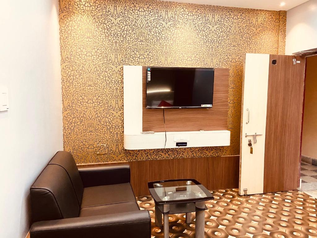 TV a/nebo společenská místnost v ubytování Hotel Nishi