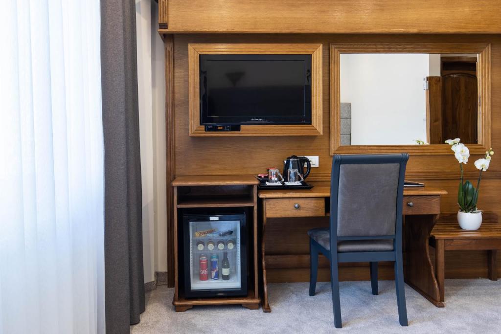 TV a/nebo společenská místnost v ubytování Hotel Afa