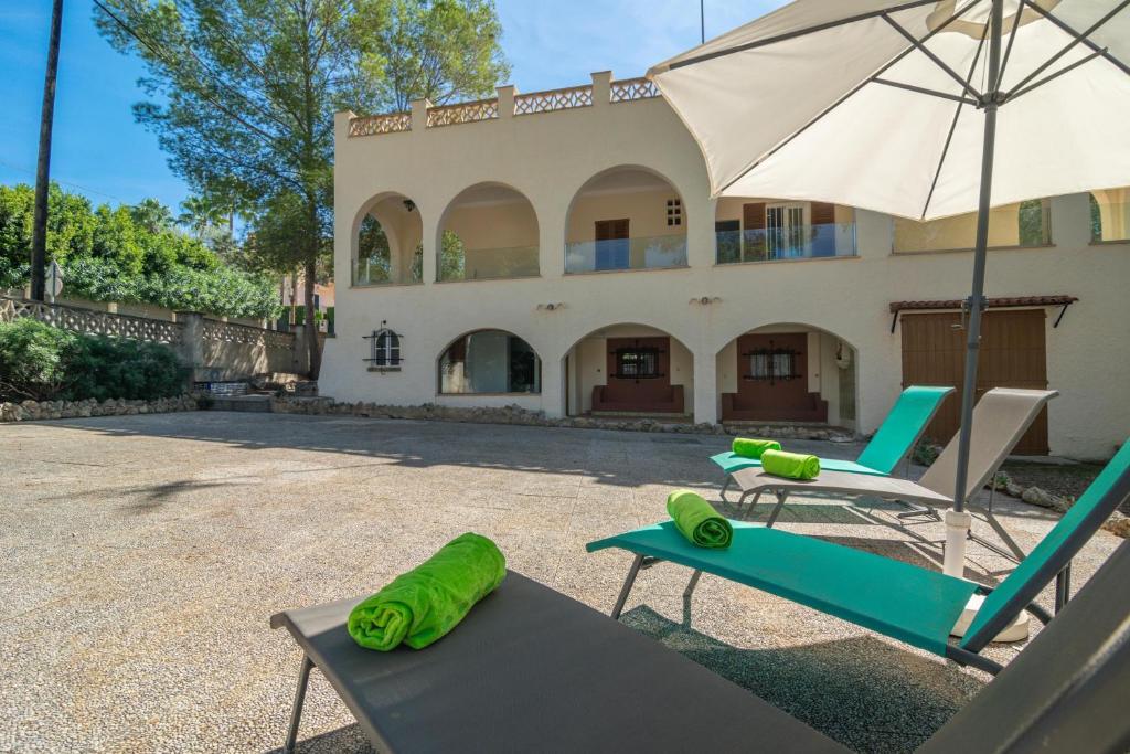 Patio nebo venkovní prostory v ubytování Villa Maria 6