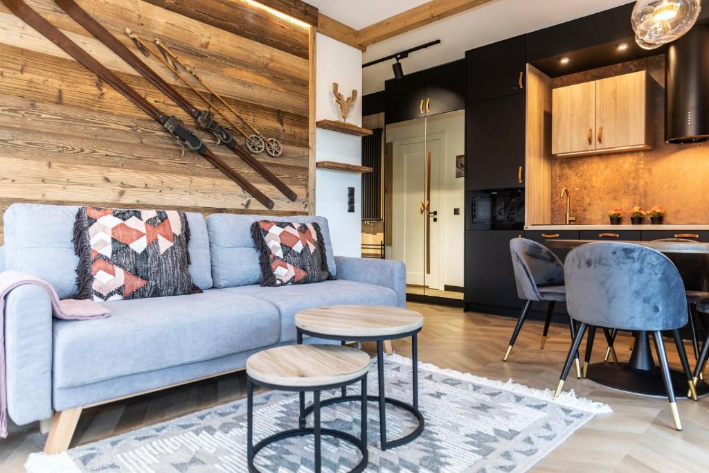 Posedenie v ubytovaní udanypobyt Apartament Modrzejewska 16