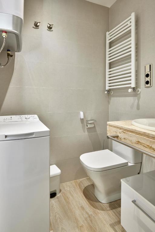 Koupelna v ubytování Estudio Turístico Nuevo Chamberí