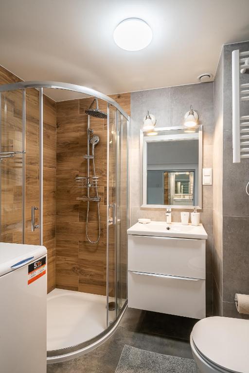 Kúpeľňa v ubytovaní RentPlanet - Apartamenty Zarembowicza