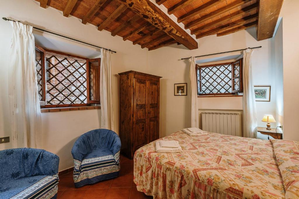 Postel nebo postele na pokoji v ubytování Borgo Villa a Sesta