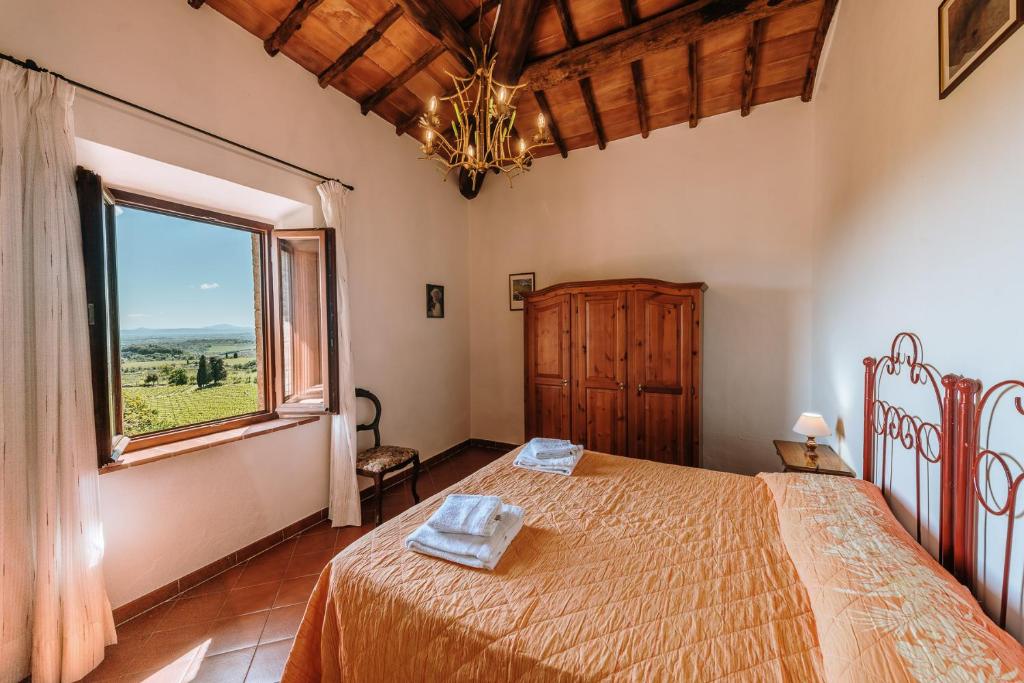 Postel nebo postele na pokoji v ubytování Borgo Villa a Sesta