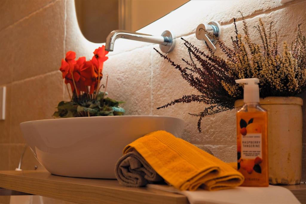 Koupelna v ubytování Alchimia Luxury Suites