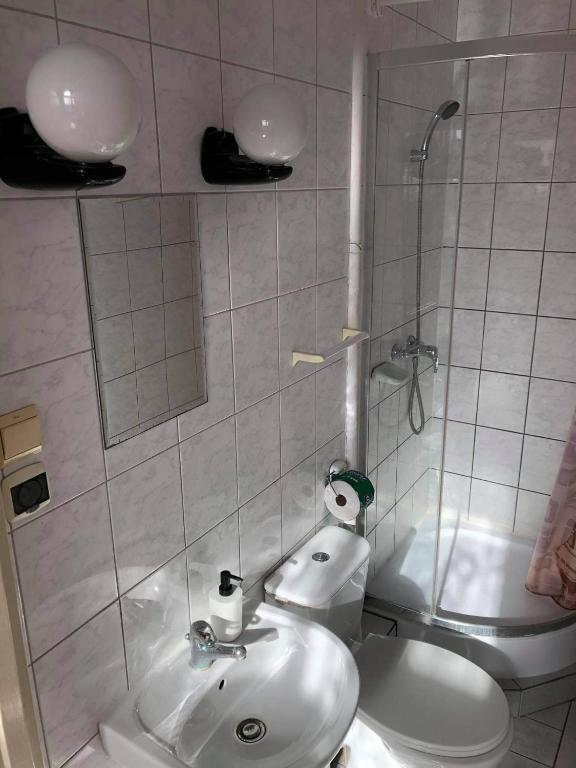 Kúpeľňa v ubytovaní U Szermierzy