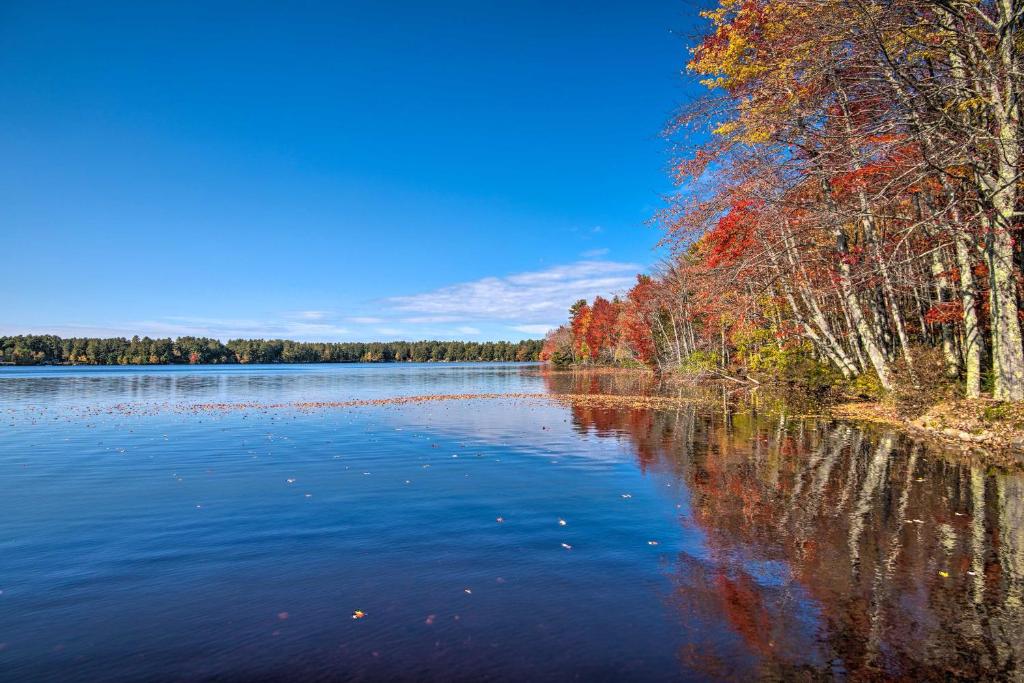 Cozy Rural Abode with Dock on Bonny Eagle Pond!