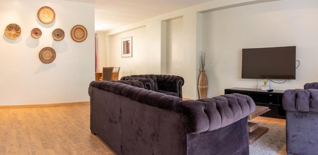Posezení v ubytování D2W Residency Suites