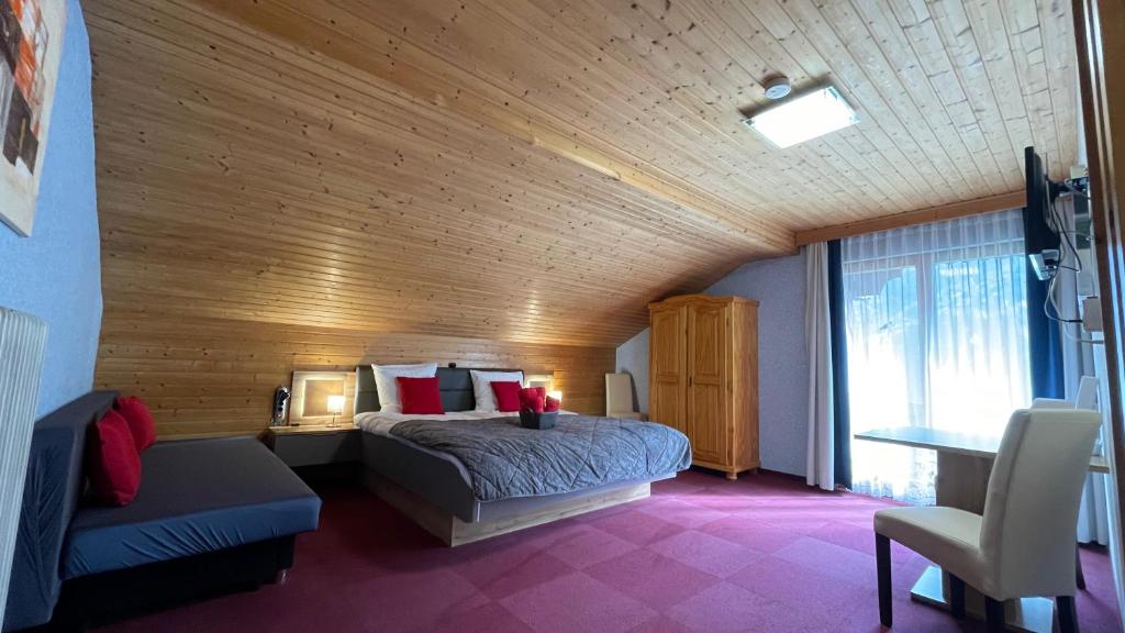 Postel nebo postele na pokoji v ubytování Pension Pichlerhof