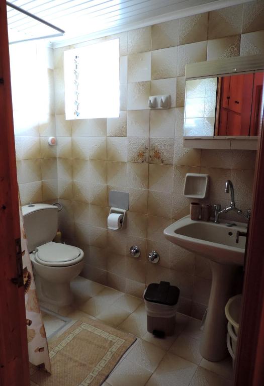 Kúpeľňa v ubytovaní Argyros Studios