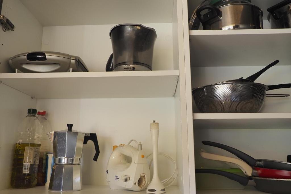 Kuchyň nebo kuchyňský kout v ubytování Apartamento Partara