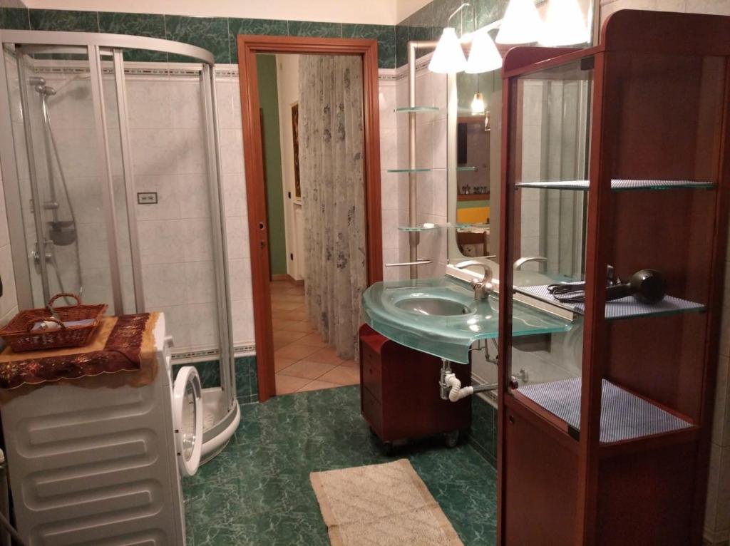 Koupelna v ubytování Casa Ada