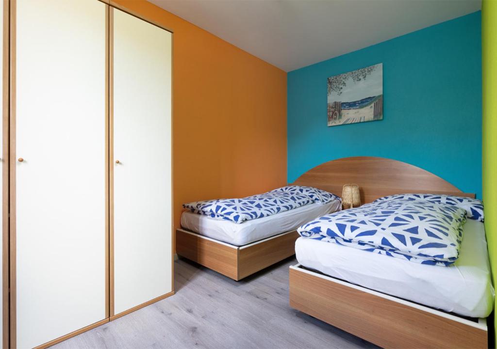 Uma cama ou camas num quarto em Casa Belvedere