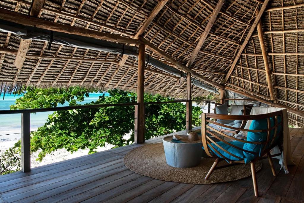 Balkón nebo terasa v ubytování Upendo Beach Boutique Hotel Zanzibar