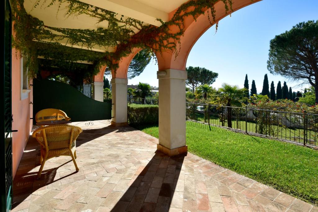 Zahrada ubytování Villa Santa Barbara