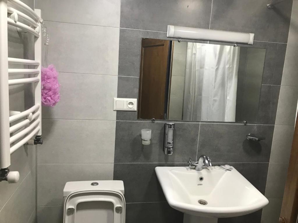 Koupelna v ubytování Barsa