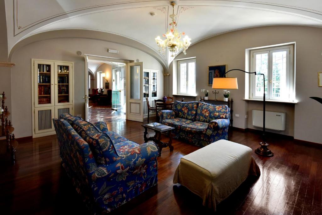 Posezení v ubytování Villa Santa Barbara
