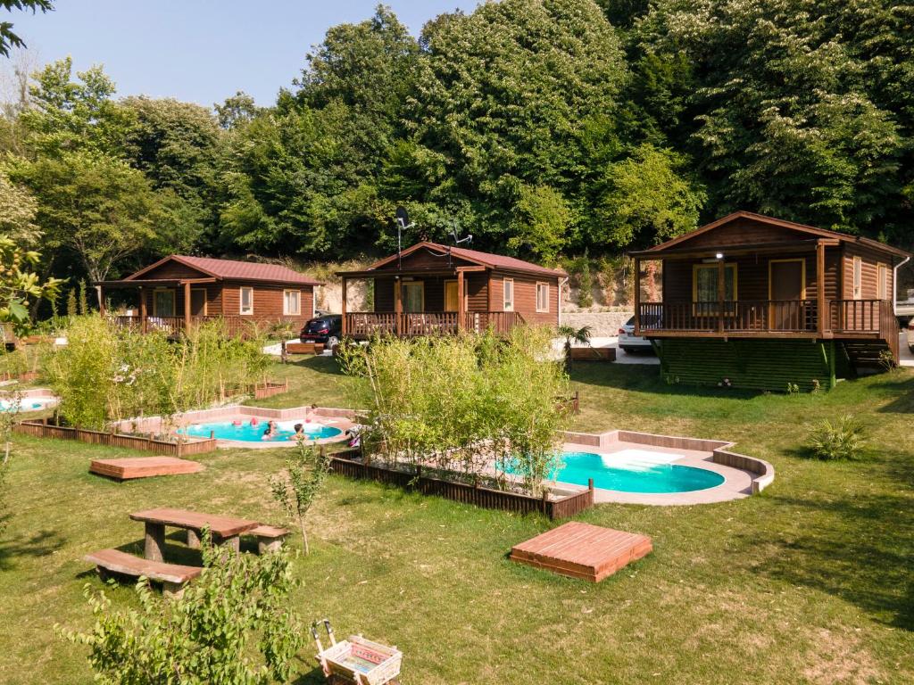Zahrada ubytování LAGUN POOL VILLAGE