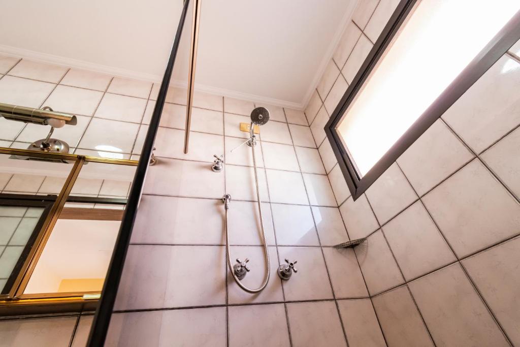 Koupelna v ubytování Hospedaria Santo André