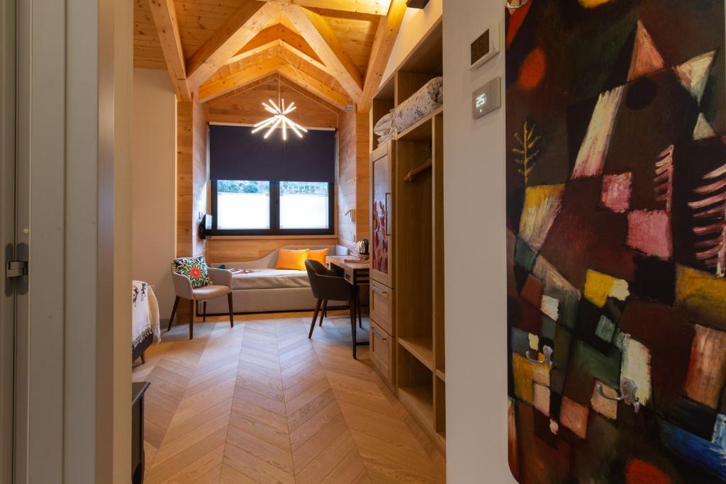 Posezení v ubytování d'ARTEmisia Chambres d'hôtes
