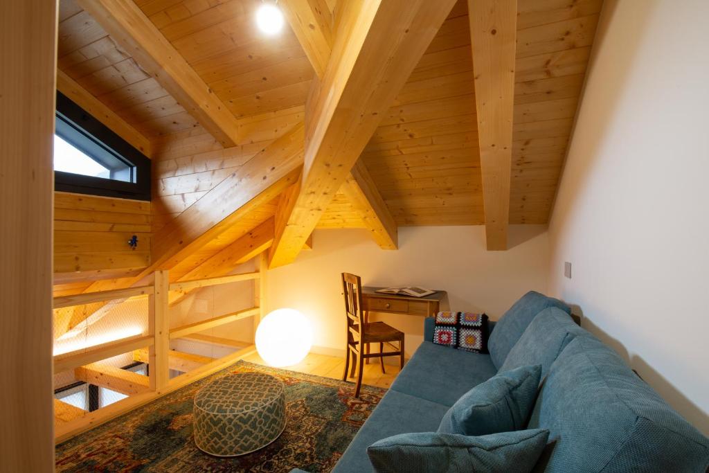 Posezení v ubytování d'ARTEmisia Chambres d'hôtes