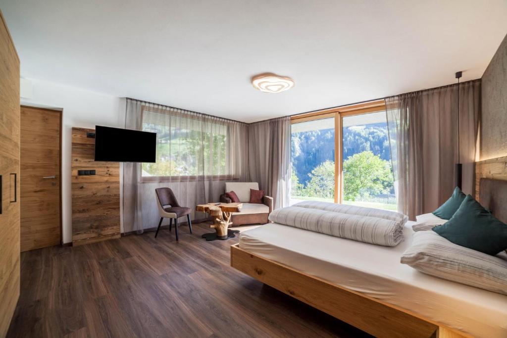 Postel nebo postele na pokoji v ubytování Chalet Riad