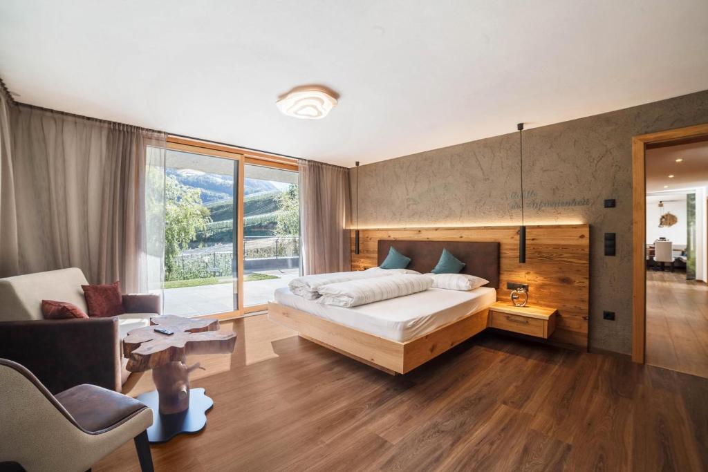 Postel nebo postele na pokoji v ubytování Chalet Riad