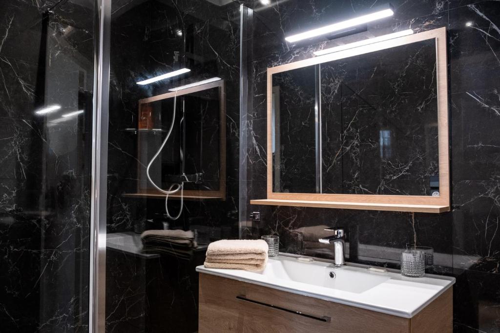 Salle de bains dans l'établissement MHL - Maison Hotel Lyon