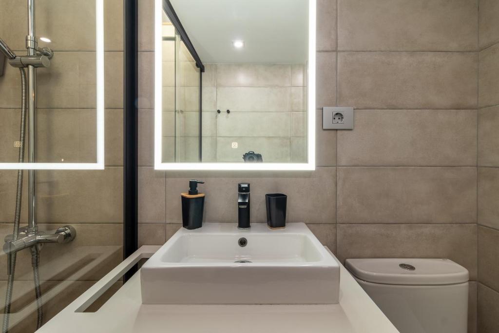 A bathroom at CASA ADA