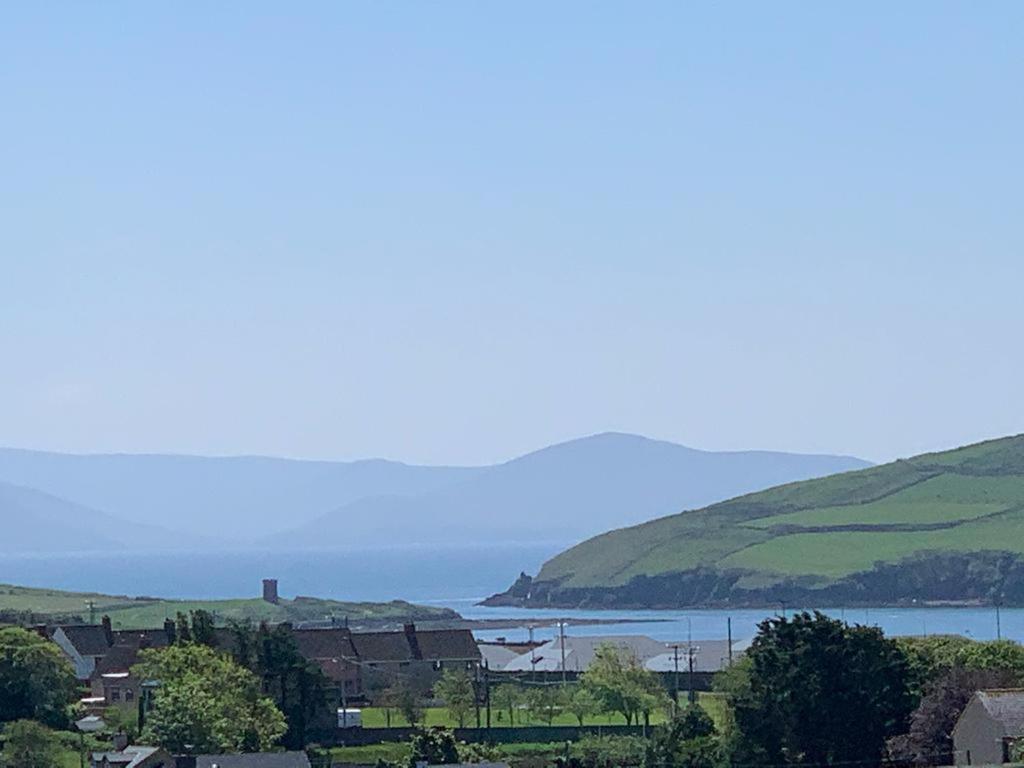 a view of a town and a body of water at Wonderful Coastal home in Dingle town in Dingle