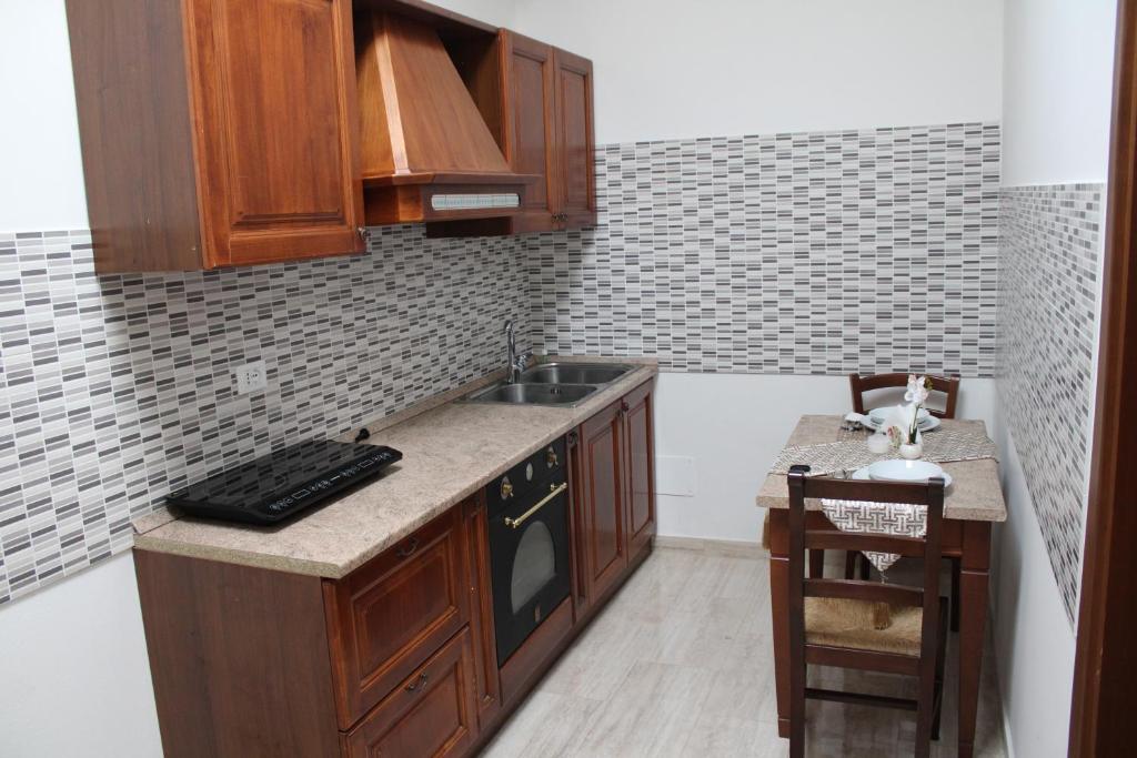 Kuchnia lub aneks kuchenny w obiekcie Agriturismo Ca Novak Venezia