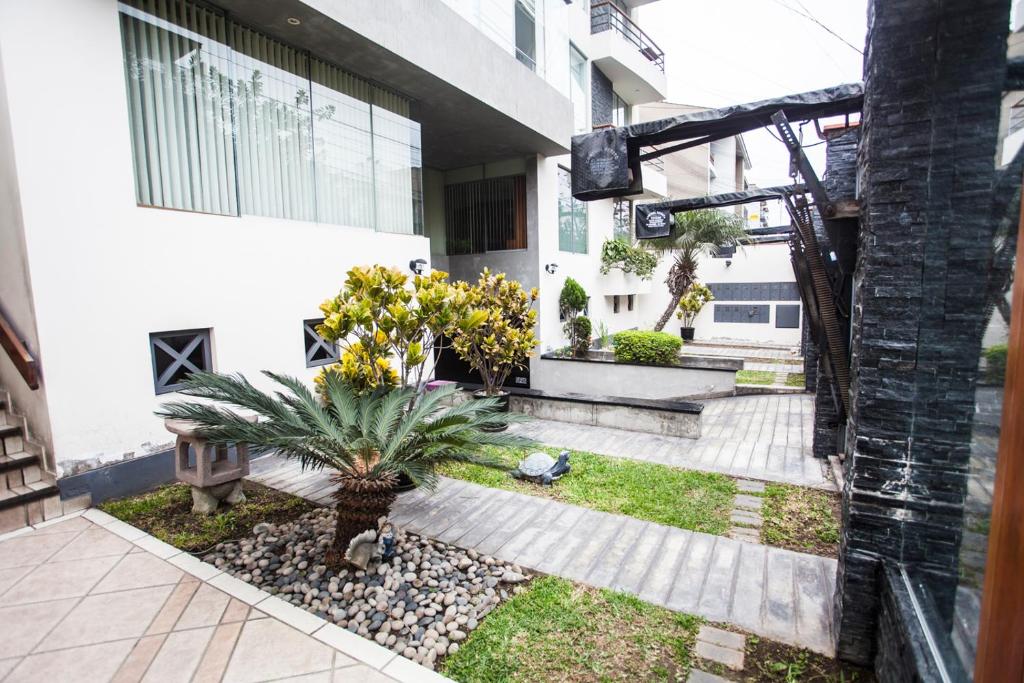 Zahrada ubytování Beautiful Penthouse in Lima, in front of the park