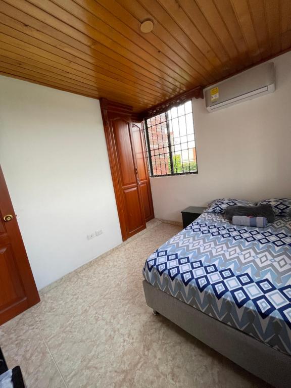 Postel nebo postele na pokoji v ubytování Casa Blanca Increíble Casa Completa Valledupar