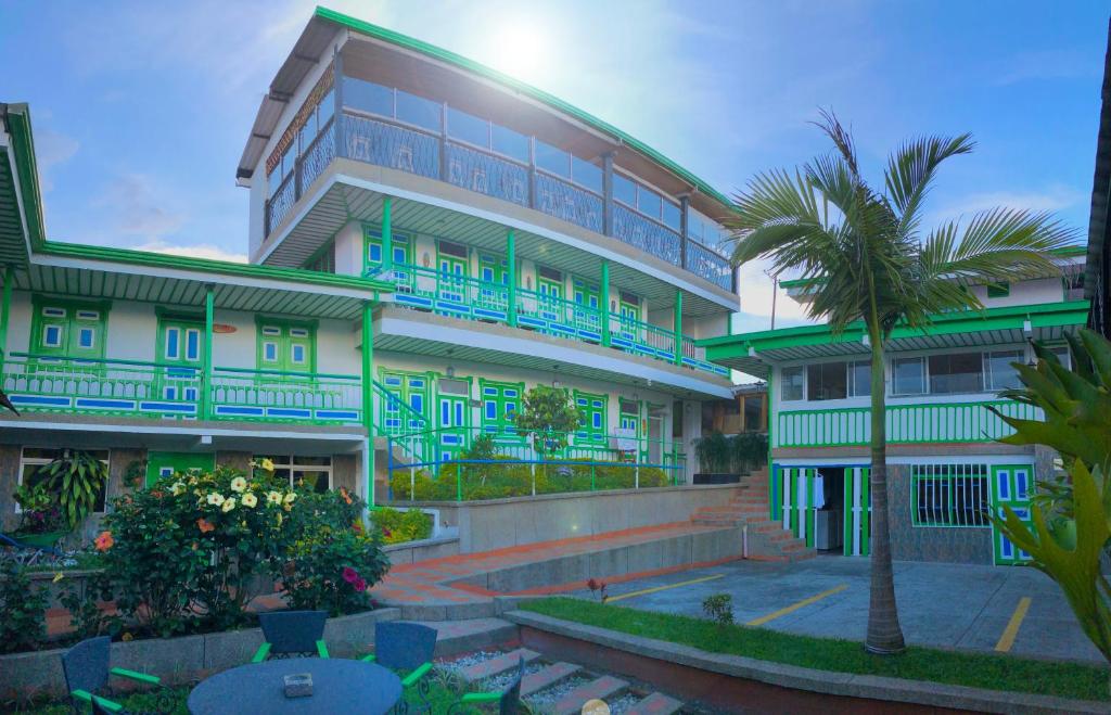 Budova, kde se hotel nachází
