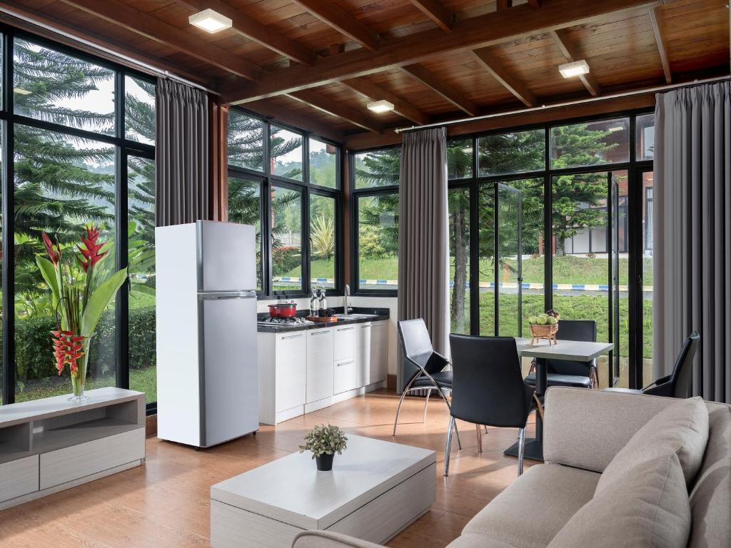 Posezení v ubytování JSI Resort