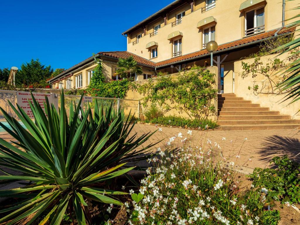 Zahrada ubytování Logis Hotel Noemys Morgon