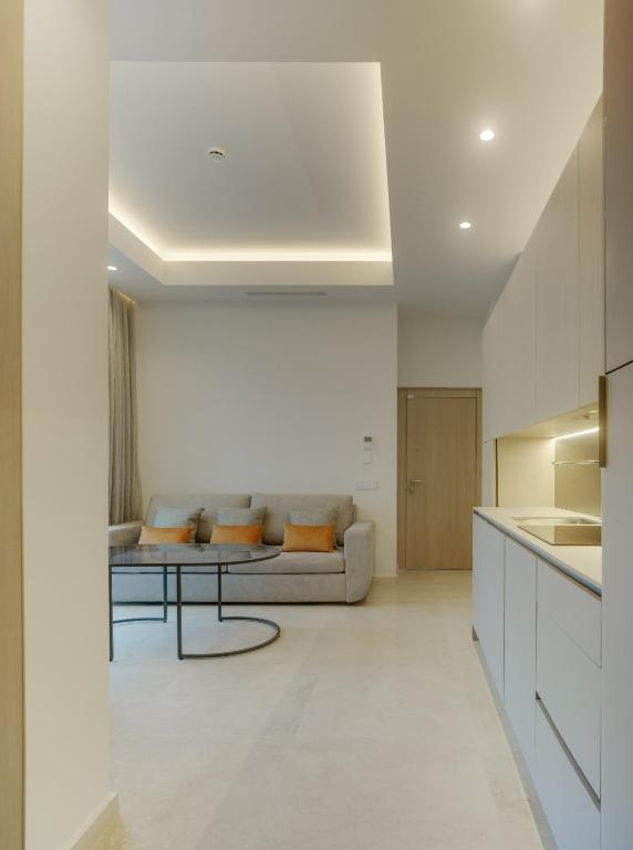 Kuchyňa alebo kuchynka v ubytovaní Apartamentos Los Patios del Pañuelo