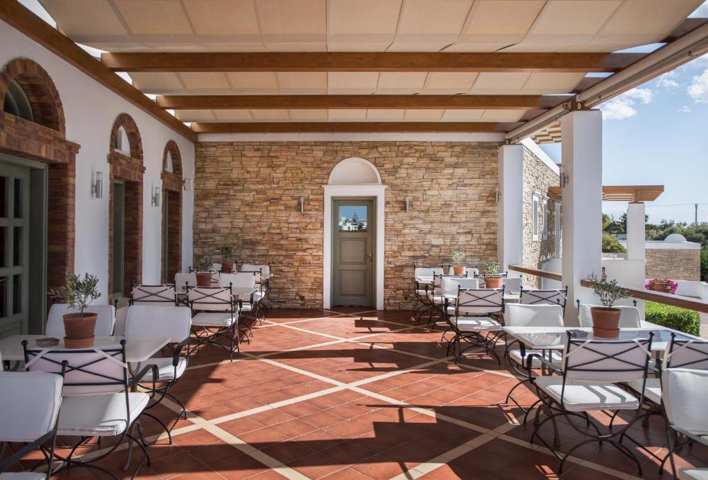 Posezení v ubytování Porto Naxos