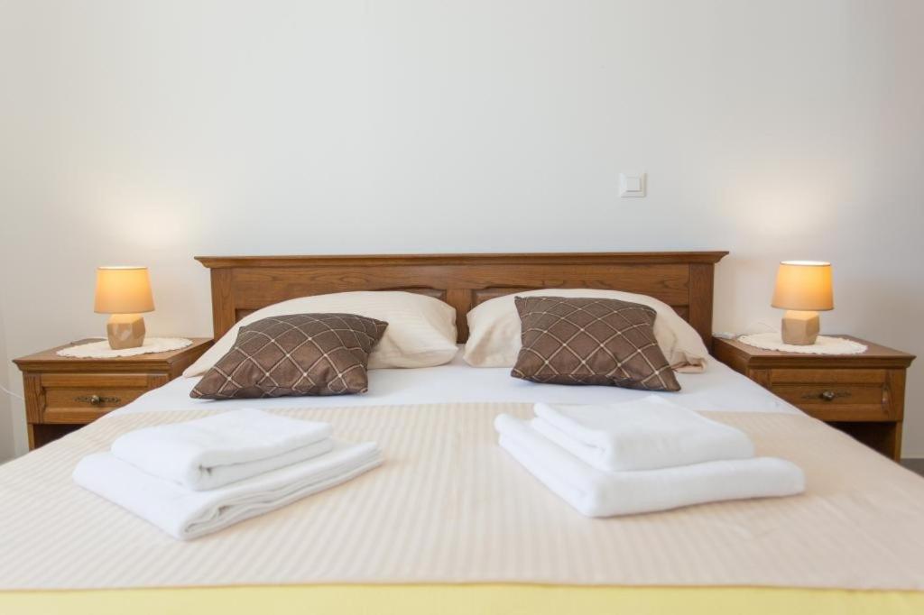 Posteľ alebo postele v izbe v ubytovaní Apartment Mojaš
