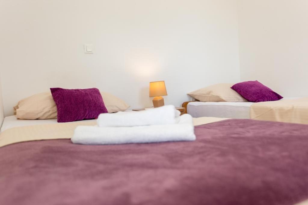 Posteľ alebo postele v izbe v ubytovaní Apartment Mojaš