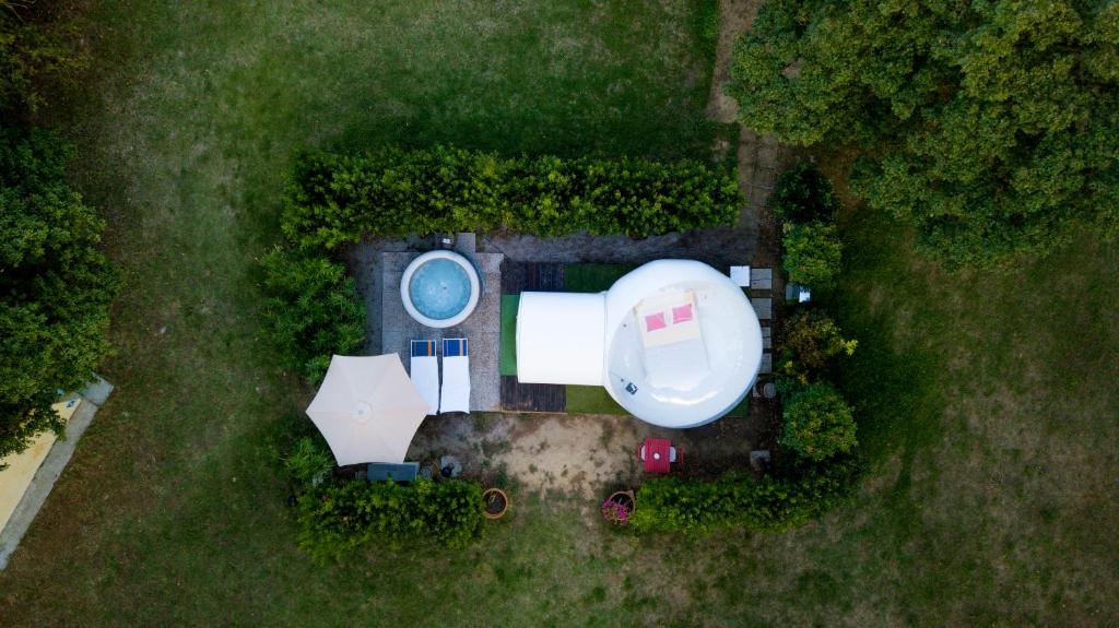Zahrada ubytování Bubble Room Under The Tuscan Stars Bubble