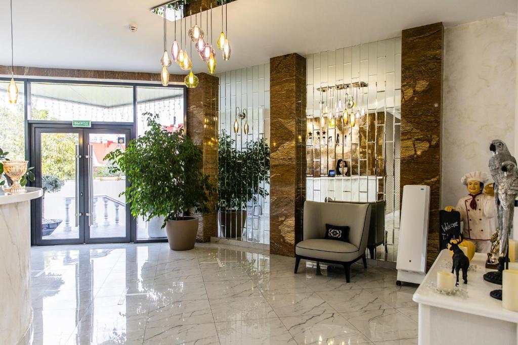 Posezení v ubytování TiAdele Hotel