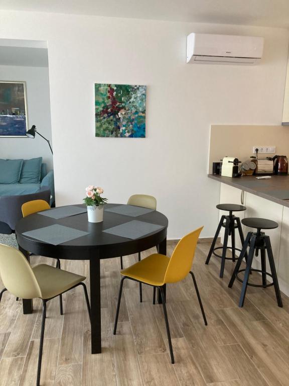 Posezení v ubytování ELIXÍR Apartman Pécsvárad