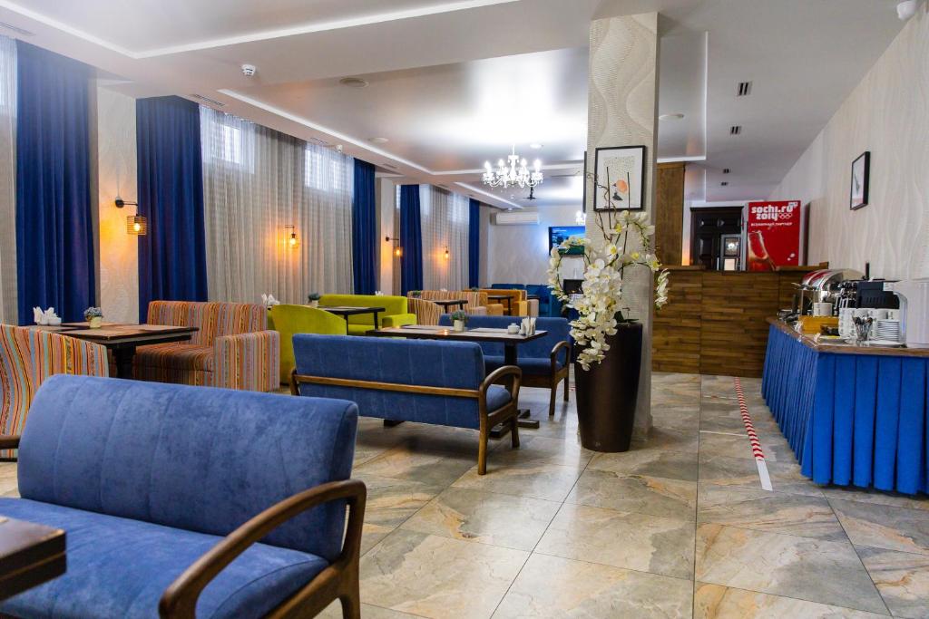Posezení v ubytování TiAdele Hotel